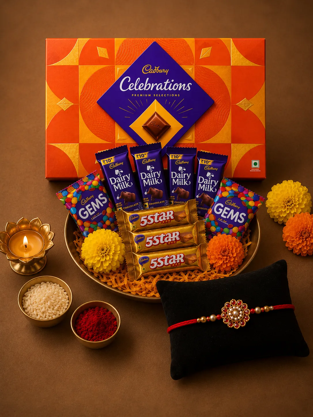 Big Cadbury Celebrations Rakhi Hamper - 172.4 g